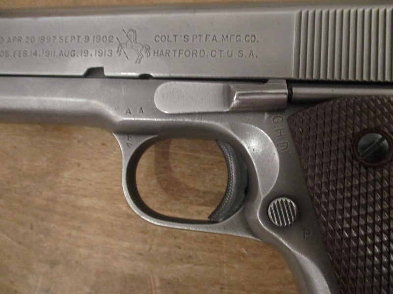 Colt Government 1911 A1 US Army Cal .45 Auto Original WK2 / 1943 – billede 3