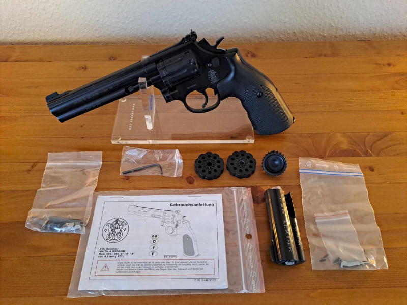 Smith & Wesson Revolver CO2 586-6 4,5 mm S&W – pilt 2