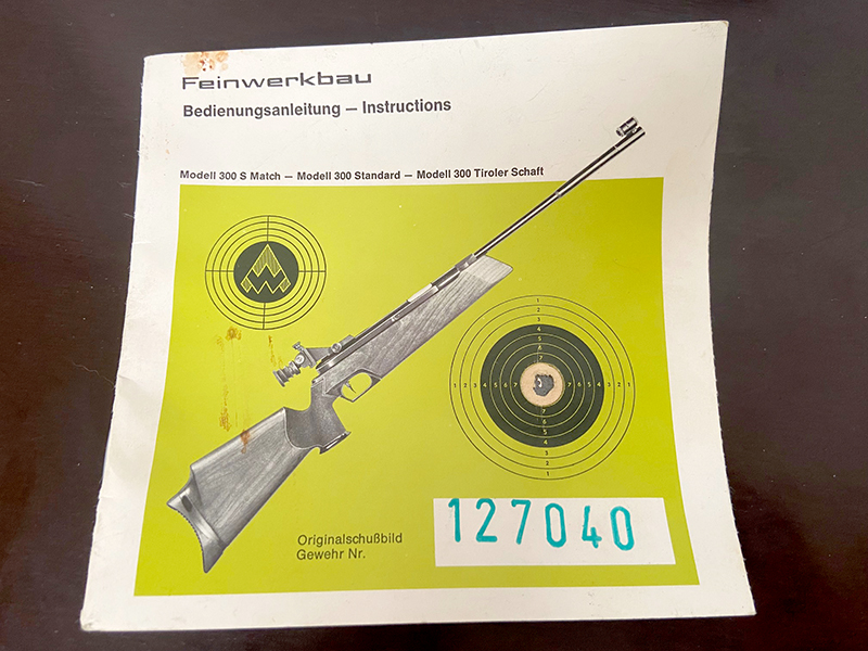 Luftgewehr Feinwerkbau 300S – Bild 6