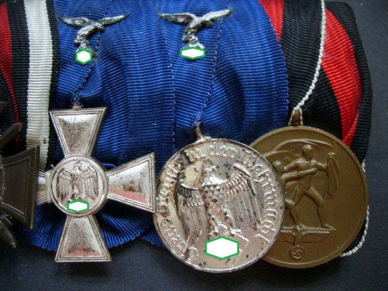 Wehrmacht: Grosse 5er Ordensspange – billede 2