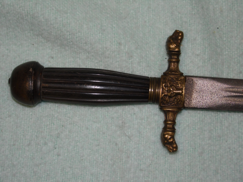Historischer Hirschfänger/Jagdschwert – Bild 3