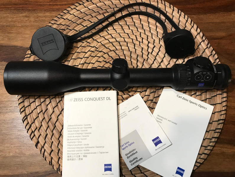 ZEISS Conquest DL 3-12x50, ohne Schiene, Abs. 60 mit Leuchtpunkt – imagem 1