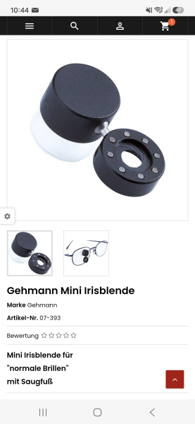 Mini-Irisblende von Gehmann neu. – Bild 2