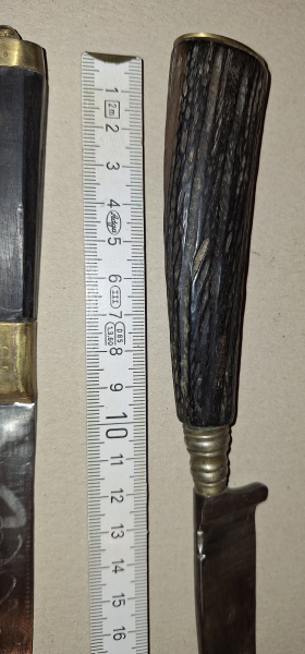 2 alte Messer, 1x mit Scheide – nuotrauka 2