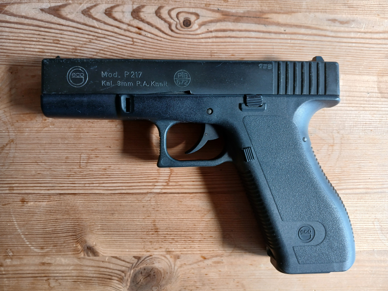 Geco P217 9mm Schreckschuß Selten Glock – zdjęcie 2