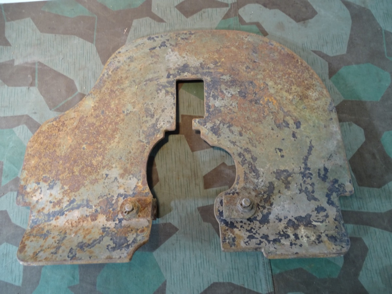 Schutzschild 1. / 2. Weltkrieg für Maxim MG M 1910, ungereinigtes Original – Bild 4
