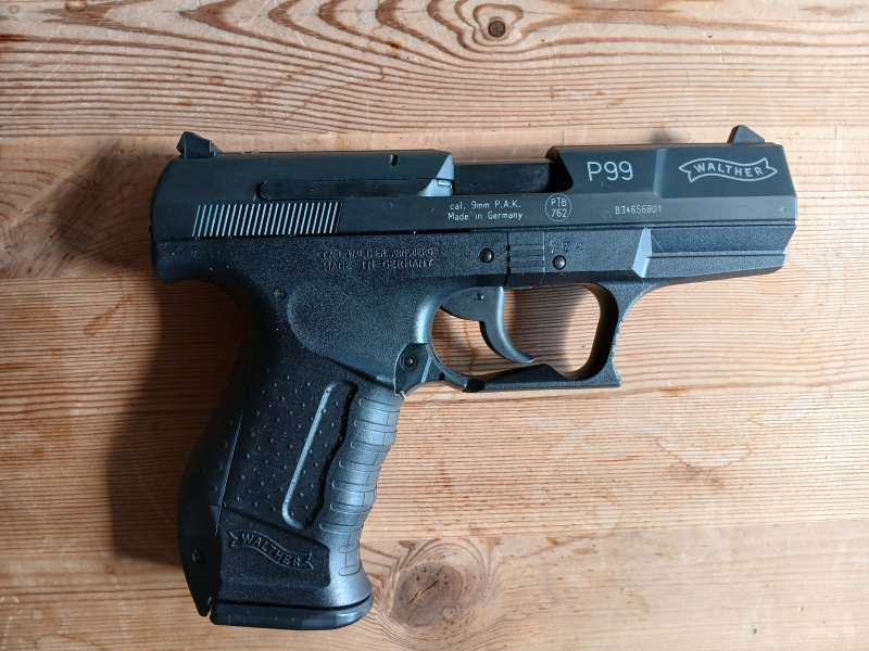 Walther P99 Neu Unbeschossen 9mm knall Schreckschuß – slika 3