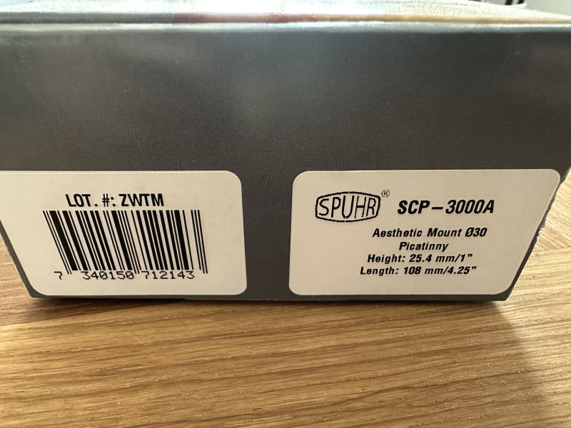 Spuhr Blockmontage SCP-3000A Ø30 H25.4mm 0MIL PIC – Bild 2