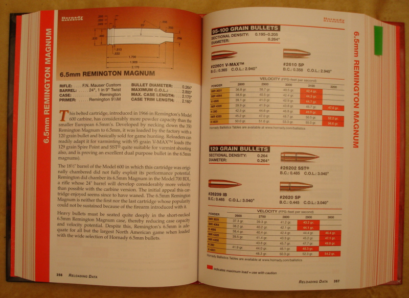 HORNADY - Handbook of Cartridge Reloading - 8th Edition - 2010 - umfangreichtes Wiederladebuch – Bild 3
