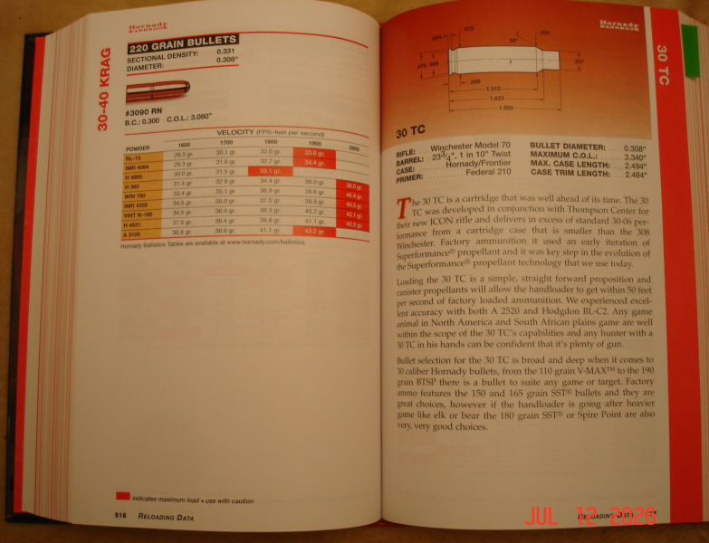 HORNADY - Handbook of Cartridge Reloading - 8th Edition - 2010 - umfangreichtes Wiederladebuch – Bild 2