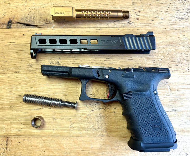 Pistole Glock 19 Gen. 4 ZEV Umbau / 9mm / OR / Match Abzug / Gewindelauf – Bild 6
