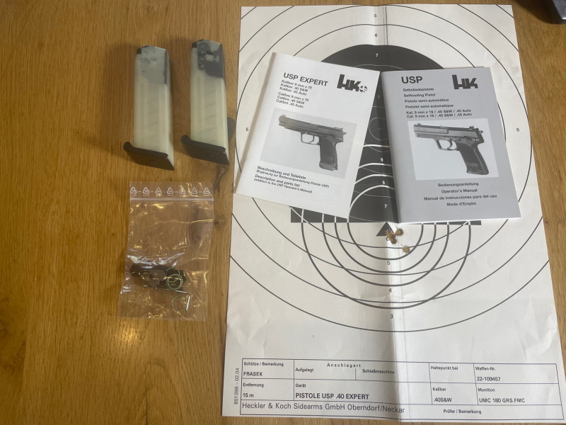 Pistole Heckler&Koch / H&K HK USP EXPERT Kaliber .40 S&W – Bild 3