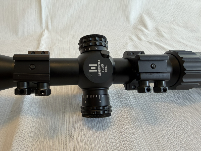 Element Optics Helix 6-24x50 Zielfernrohr mit West Hunter Montage – billede 4