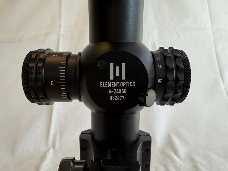 Element Optics Helix 6-24x50 Zielfernrohr mit West Hunter Montage – billede 3