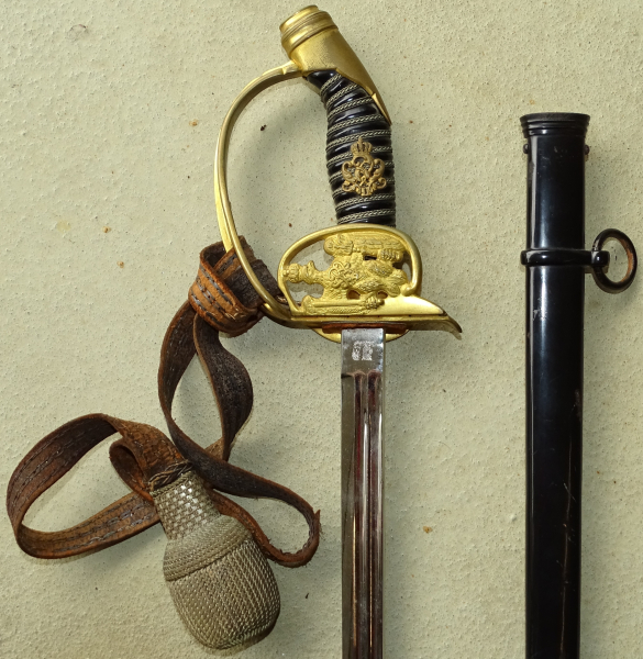 Preußischer Infanterie- Offiziersdegen M1889 Stichblatt klappbar; Degen M 1889; IOD 89 Preussen – Bild 5