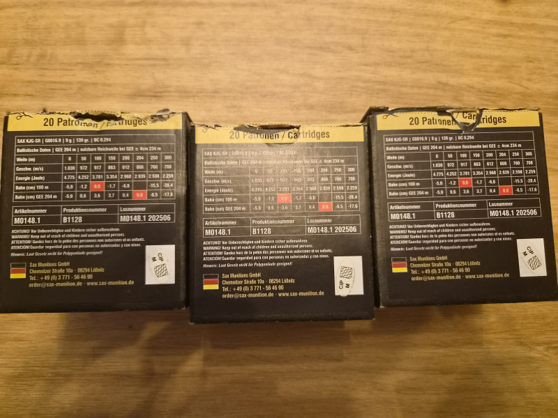 58 Hülsen Sax KJG 8,5x55 Blaser – Bild 2