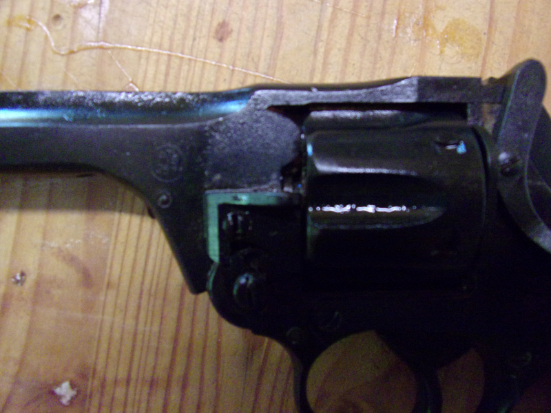 Original Enfield ´´Tankrevolver´´ 9 mm Knall PTB 257 – Bild 4