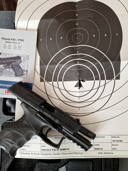 Personenschutz Pistole H&K P30 in 9x19 – billede 2