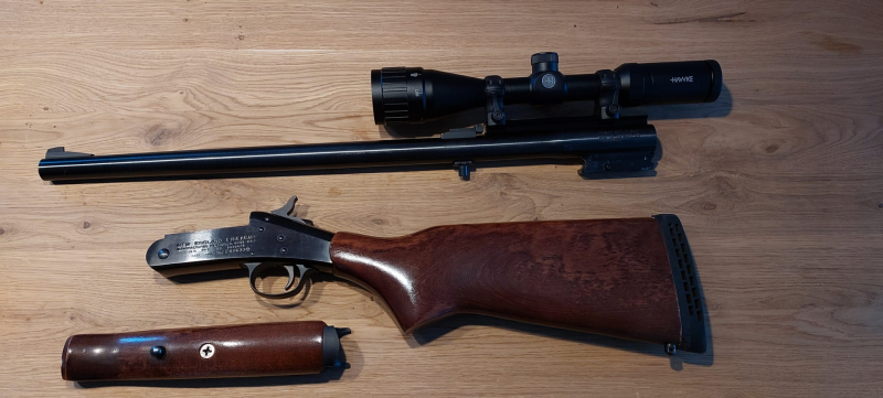 New England Firearms Handi Rifle SB 2 45-70 Government mit Montage& Hawke Zielfernrohr 45/70 – immagine 3