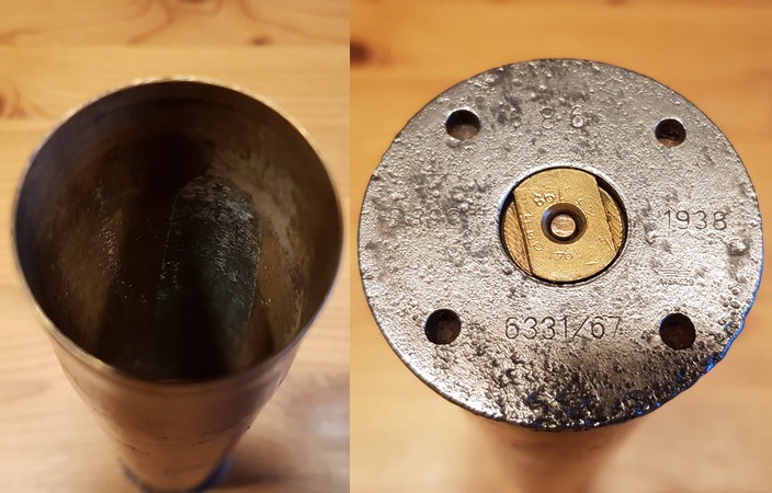 Hülse zweiteilig für 3,7cm Pak / KwK 36 2.WK – Bild 2