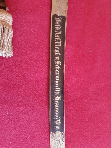 Orig. Preußischer/Kaiserreich Artillerie Extra Säbel im Feld Art. Reg. von Scharnhorst – stampa 4