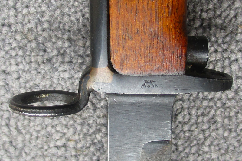 Norwegisches Krag Jörgensen Bajonett Seitengewehr M.1894 mit WaA-Abnahme Wehrmacht Kongsberg mit Kop – Bild 3