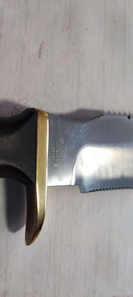 Carl Schlieper Survival Companion "Eye Brand"-Serie Vintage-Modell Messer Survivalmesser 1980er – Bild 4