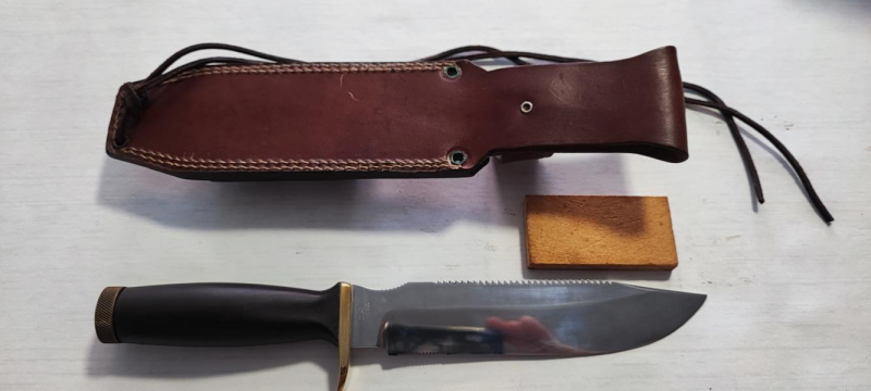 Carl Schlieper Survival Companion "Eye Brand"-Serie Vintage-Modell Messer Survivalmesser 1980er – Bild 2