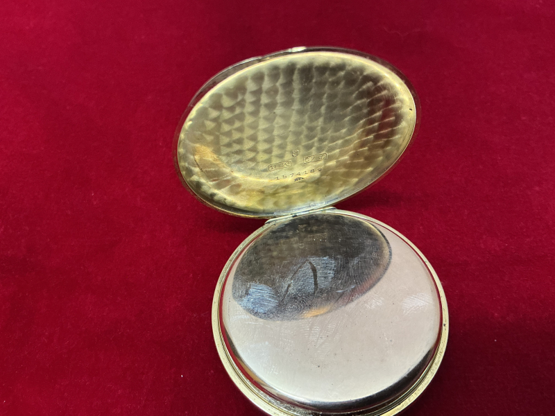 Taschenuhr 750er Gold Cortebert – Bild 3