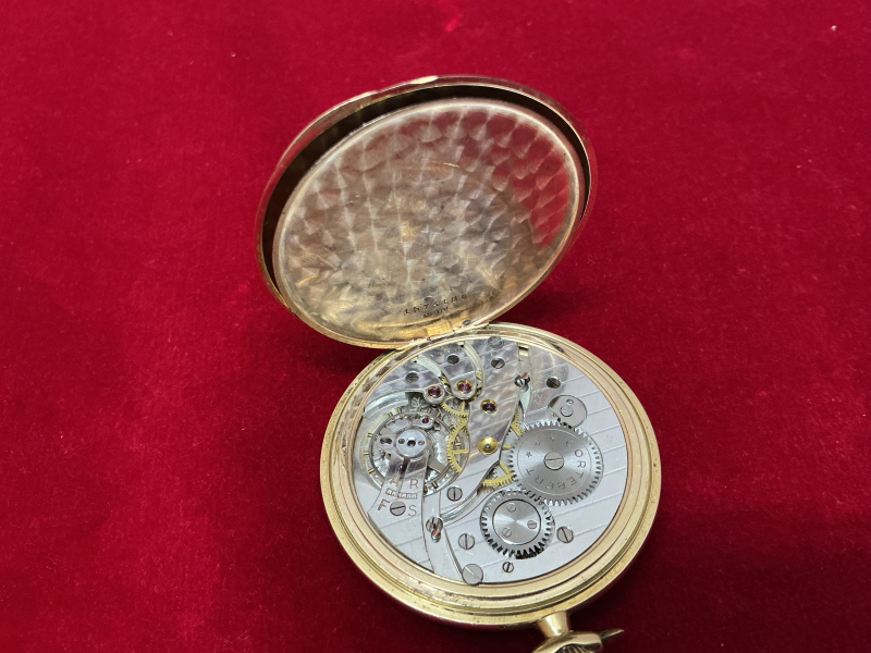 Taschenuhr 750er Gold Cortebert – Bild 4