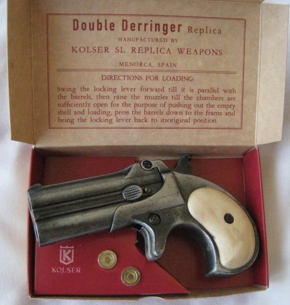 DERRINGER PISTOLE DEKO WAFFE KOLSER - Ref.8752M – Bild 2