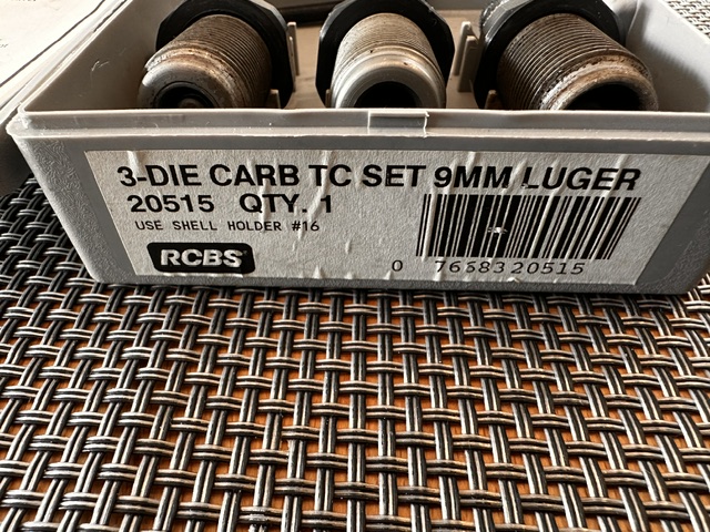 RCBS 3-DIE CARB TC SET 9mm Luger – Bild 2