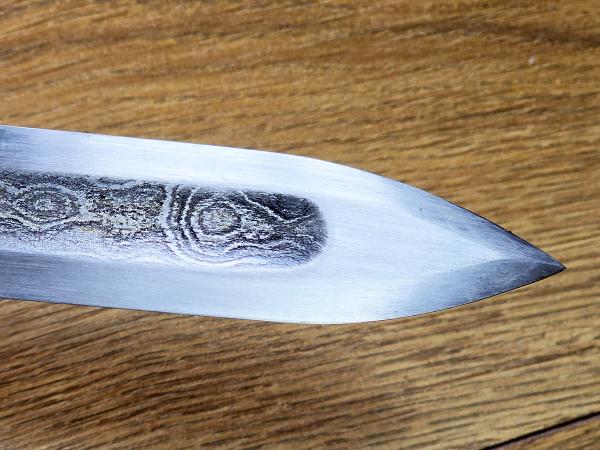 Frühes Wikingerschwert Godfred 8.Jh. mit scharfer Damastklinge – Bild 4