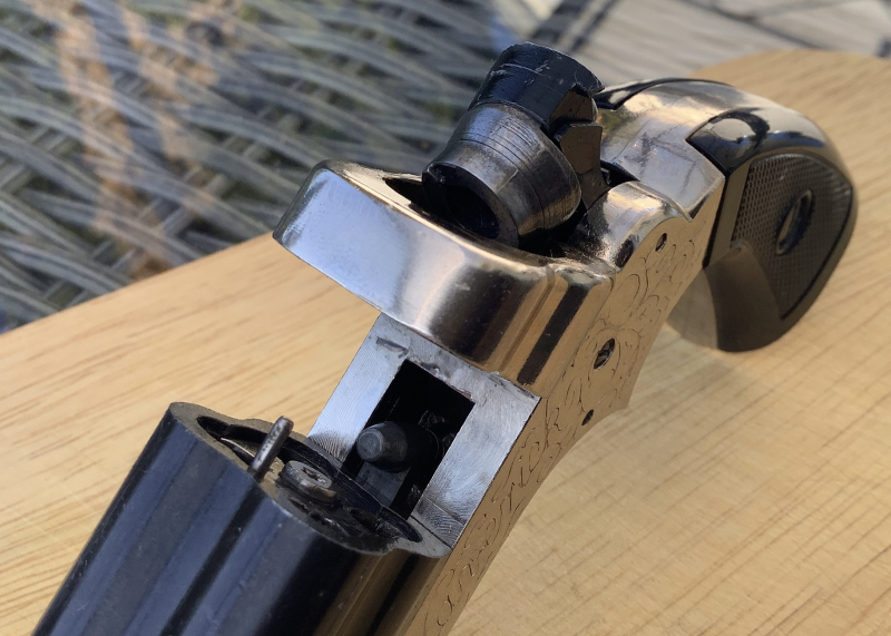 Schreckschusspistole Pepperbox Perfecta Mod. G100 Kaliber 6mm Flobert Platz PTB42 Rarität – Bild 6