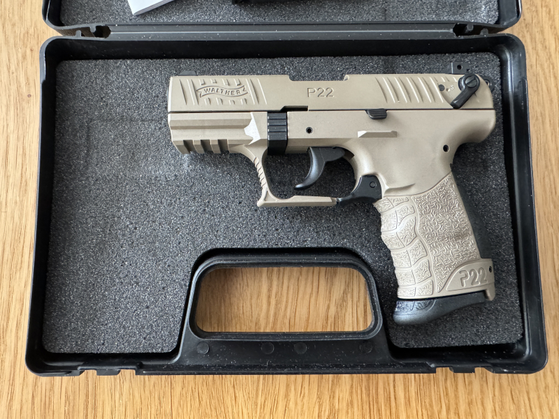 Walther P22Q FDE (Flat Dark Earth) – slika 3