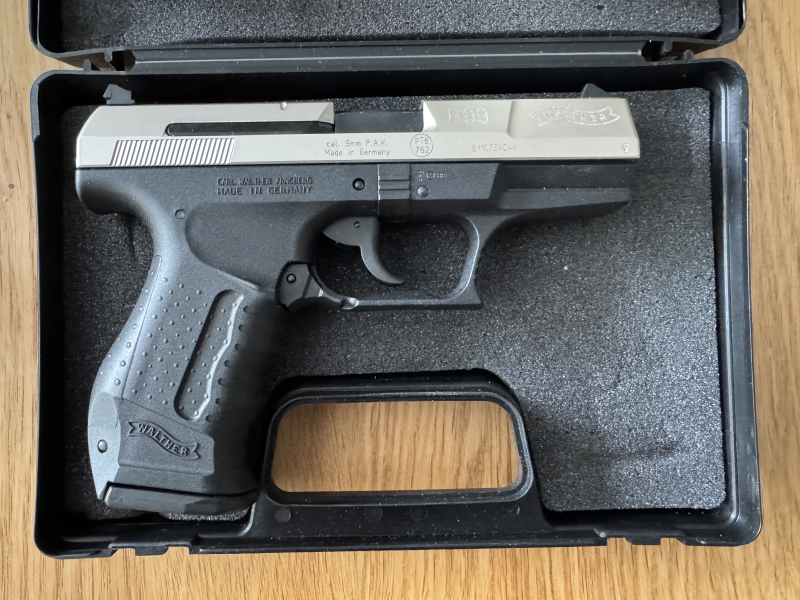 Walther P99 (Nickel), 9mm P.A.K. – Bild 3