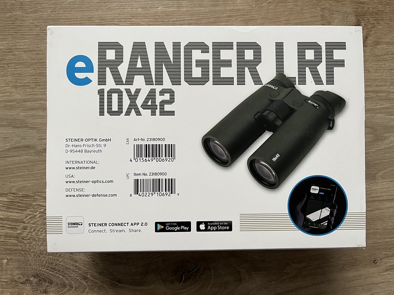 Steiner eRanger LRF 10x42 Fernglas mit Laser-Entfernungsmesser - NEU & OVP – Bild 2