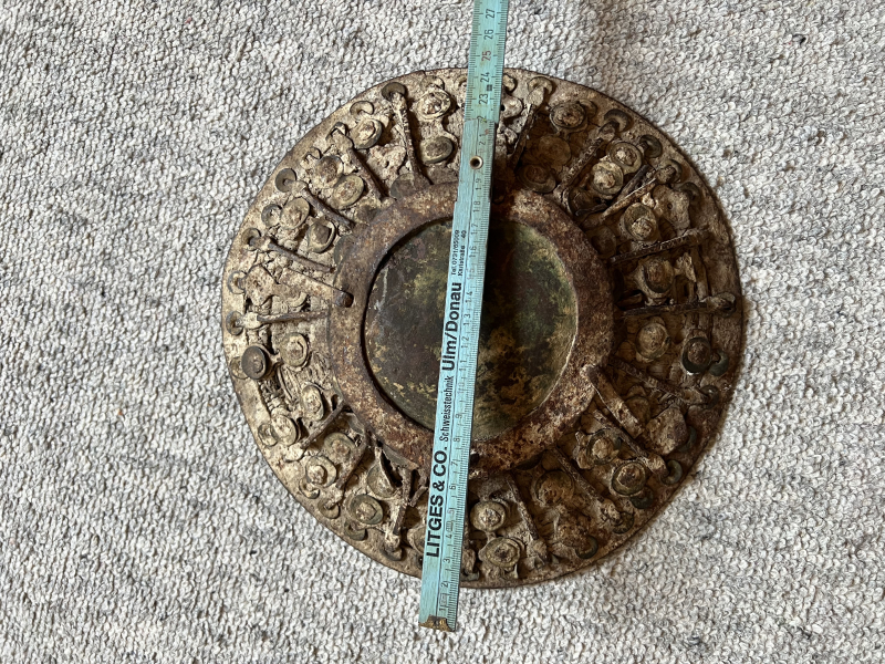 Orig. antiker Kalkan Buckler Schild 15./17. Jrhd. Türkisch – Bild 5