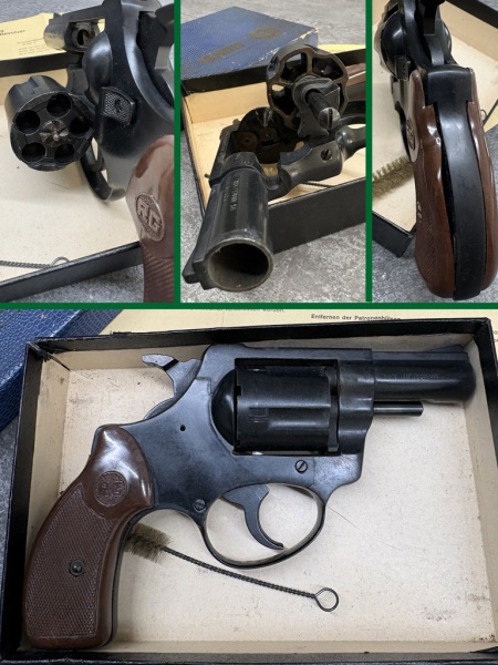 RÖHM Schreckschuss- Revolver, ein RÖHM RG 79 mit der PTB 5-71 in KAL. 9mm Knall – Bild 2