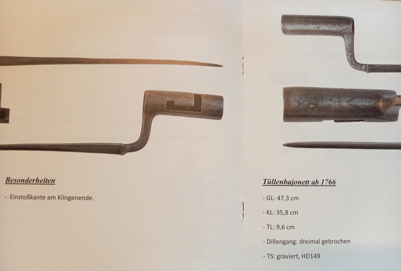 Sächsische Tüllenbajonette, Museumsheft – снимка 5