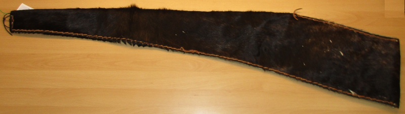 Gewehrhülle Leder/Fell 130 cm – Bild 2