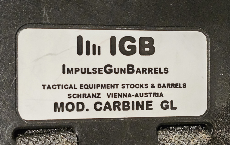 IGB Mod. Carbine GL Schaft für Glock – Bild 3