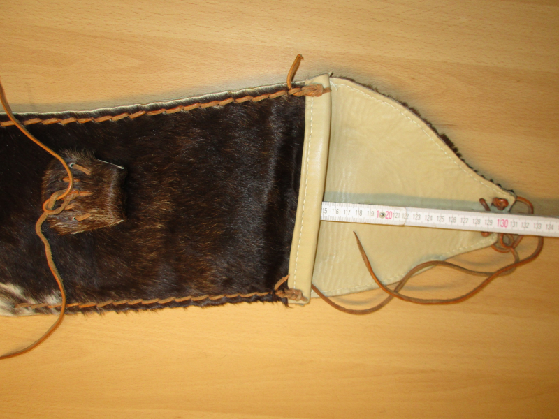 Gewehrhülle Leder/Fell 117 cm – stampa 5