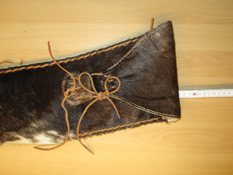 Gewehrhülle Leder/Fell 117 cm – stampa 3