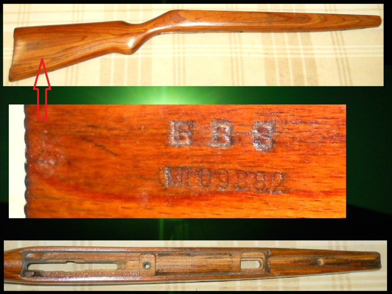 === Schichtholz-Schaft f. DDR Repetier-Luftgewehr HAENEL Mod. 4a – Ehrengabe NVA Rostock === – Bild 2