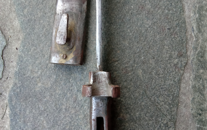 Bajonett Aushilfe Seitengewehr 88 - 98 WW1 mit Abnahme – Bild 3