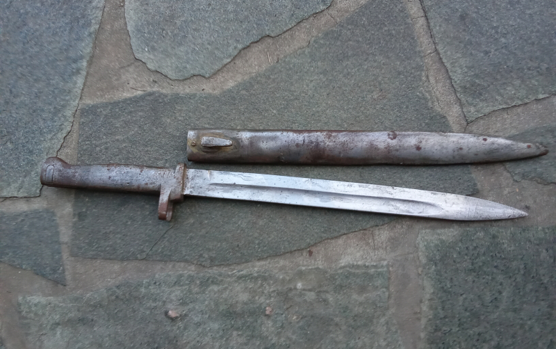 Bajonett Aushilfe Seitengewehr 88 - 98 WW1 mit Abnahme – Bild 2