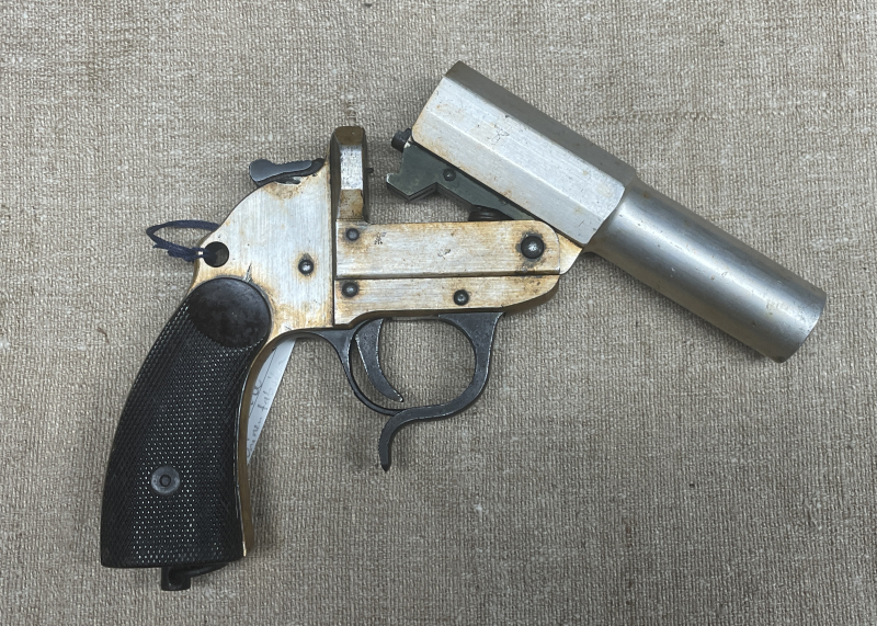 Sammlerwaffe Leuchtpistole Heer Signalpistole duv 42 Walther ModellKaliber 4 – Bild 3
