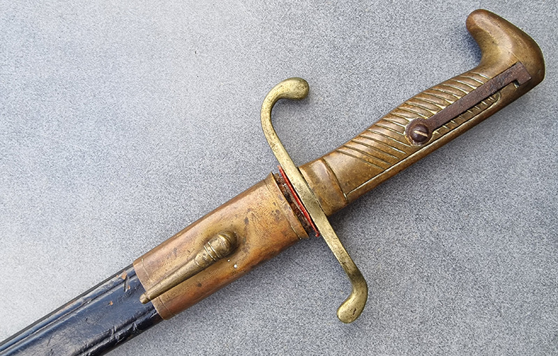 Deutsches Infanterie-Seitengewehr M1871 (S71) – Extrawaffe / Ausgehbajonett, W.K. & C. Solingen – pilt 4