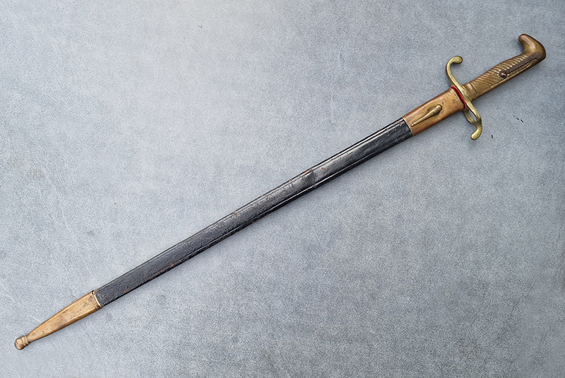 Deutsches Infanterie-Seitengewehr M1871 (S71) – Extrawaffe / Ausgehbajonett, W.K. & C. Solingen – pilt 2
